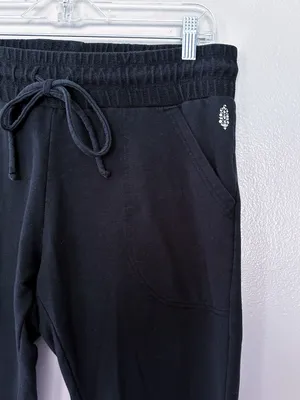 FP Movement Free People Sunny Skinny Sweatpants Black Medium thumbnail 4