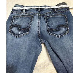 Silver Jeans Suki Slim Bootcut W31 L31 Y2K Western Denim thumbnail 6
