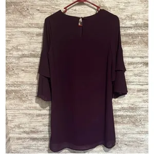 Lulus Move and‎ Shake Plum Purple Shift Dress Size Small thumbnail 4