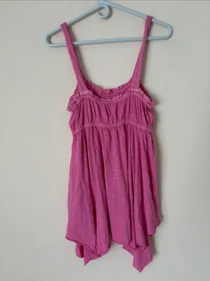 Free People Amaryllis pink tank top thumbnail 3
