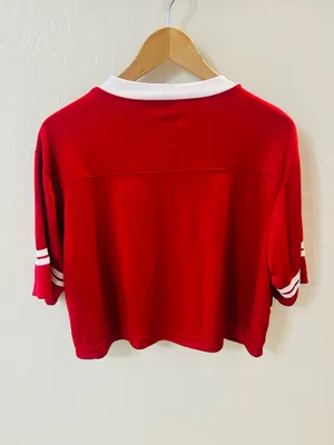 Ford Mustang crop top red thumbnail 5