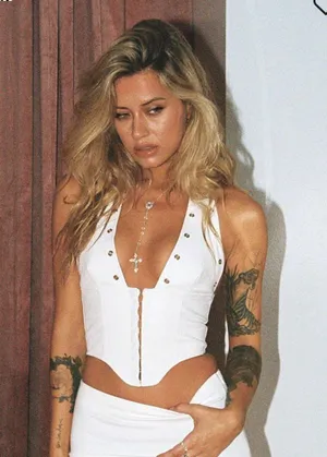 White Halter Top thumbnail 1