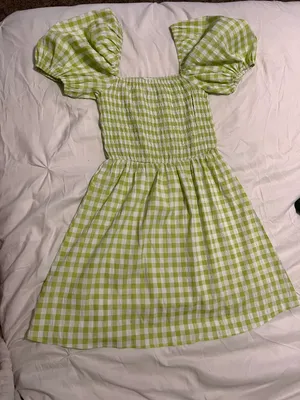 Boutique Mini Dress Green Size 4 thumbnail 2