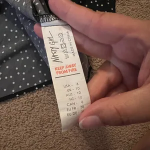 Nasty Gal black polka dot‎ skirt 6 thumbnail 5