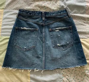 Abercrombie Jean Skirt With Racer Stripes thumbnail 2