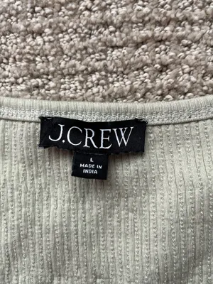 J.Crew Silver Sequin Tank Top NWT Size L thumbnail 3