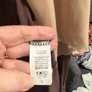 Luxe Brown and Cream Women's kimono thumbnail 3