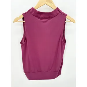 Banana Republic Factory Burgundy Surplice‎ V-Neck Tank Top Women's Size X-Small thumbnail 2