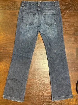 Banana Republic Size 8 Bootcut Jeans Mid Rise Stretch Medium Wash Y2K Denim thumbnail 4
