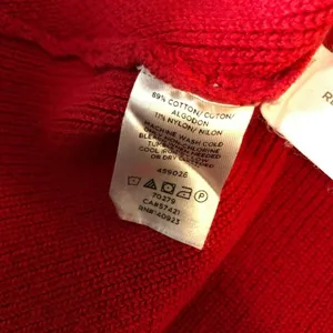 Ann Taylor Loft Womens Sweater Boxy Raglan Bell Sleeve Cotton Blend Knit Red M thumbnail 4