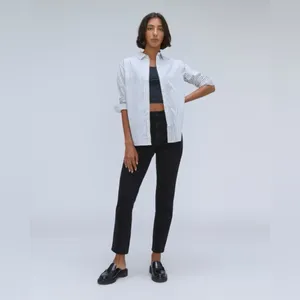 Everlane‎ The Original Cheeky Jean in Black Size 26 Crop thumbnail 2