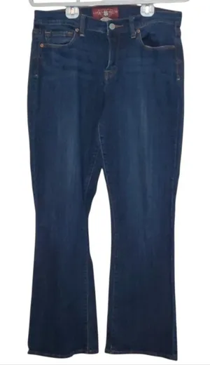 Lucky Brand Blue Flare Wide Leg Jeans thumbnail 1