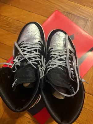 Nike Jordan Air High 1 Metallic Silver thumbnail 7