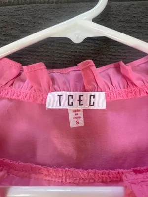 TCEC Boutique Dress Pink Ruffle thumbnail 2
