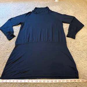 Athleta Black Long Sleeve Dress/Tunic thumbnail 6