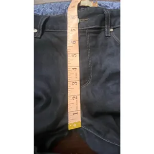 Paige Lou Lou Jeans Size 30 Low Rise Dark Wash Flare Y2K Stretch Denim thumbnail 6