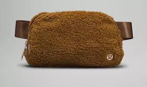 Lululemon Everywhere Fleece Belt Bag in the color Burnt Caramel thumbnail 1