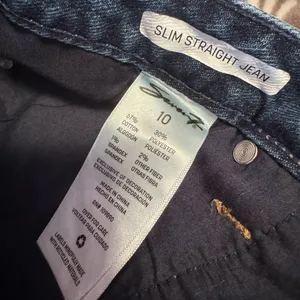Seven 7 Slim Straight Jeans dark wash women’s‎ size 10 denim pants thumbnail 5