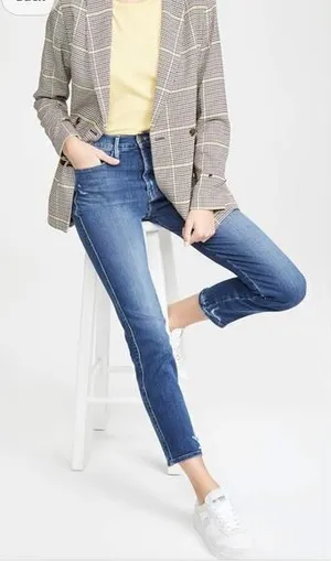 FRAME Le Sylvie Crop Jeans in‎ Edgewater Chew Size 29 thumbnail 1