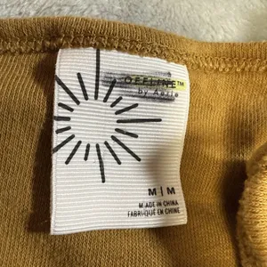 OFFLINE By Aerie Summer Lights Terry Cloth Jumpsuit Wide Leg M Tan Cotton Blend thumbnail 4