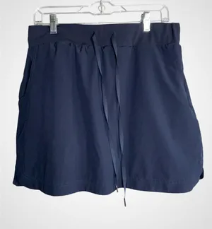 Westbound Navy Pull‑Tie Skort With Pockets Large thumbnail 1