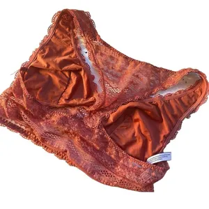 Victoria's Secret Floral Lace Racerback Bralette Size S Burnt Orange Loungewear thumbnail 8
