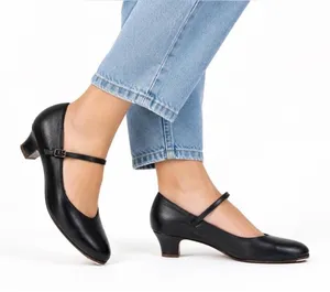 Capezio 2.5” Heel Character Shoes Black Women’s 10M– Gently Worn thumbnail 1