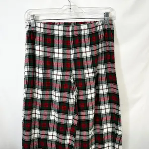 Lauren Ralph Lauren Small Plaid Pajama Set Green Red Christmas‎ Flannel 1134 thumbnail 16
