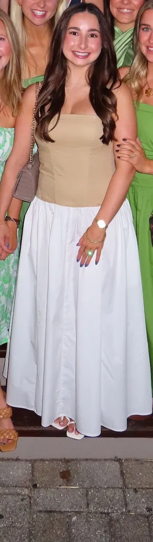 Karina Grimaldi Clara Combo Dress thumbnail 4