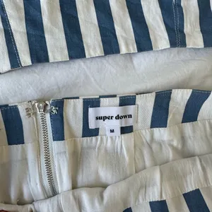 Superdown Striped Blue and White Two-Piece Set thumbnail 2