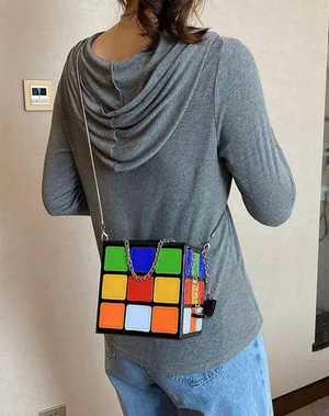 Rubik’s Cube Purse Handbag Multiple thumbnail 4