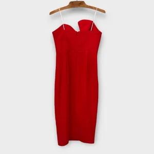 Amanda Uprichard Puzzle Strapless Midi Dress Size Small thumbnail 7
