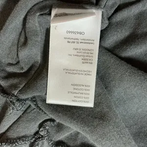 We The Free Gray Cotton Distressed Raw Hem Tee Shirt Women's Medium Grunge‎ thumbnail 6