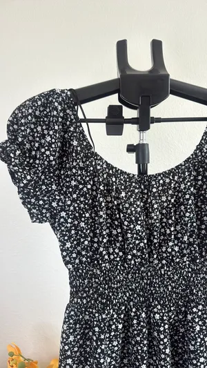 Love Tree Romper Floral Black Women’s thumbnail 3