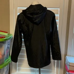 Jones New York Black Hooded Puffer Jacket thumbnail 4