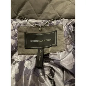 BCBGMAXAZRIA Quilted Puffer Women’s Coat Coffee Brown Sz S Full-Zip Long Hooded thumbnail 13