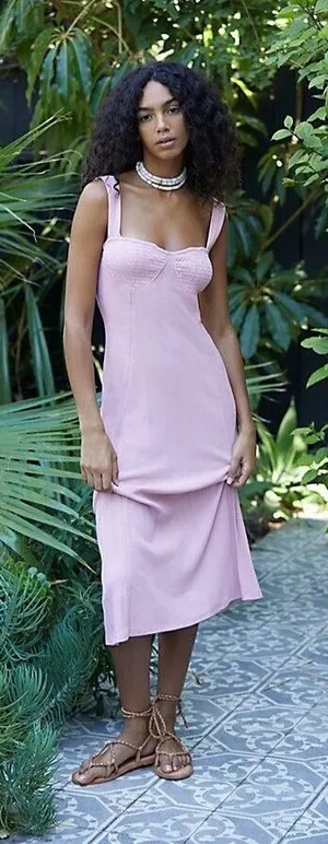 Free People Beach Aviva Midi Dress Size L. A-15 thumbnail 1