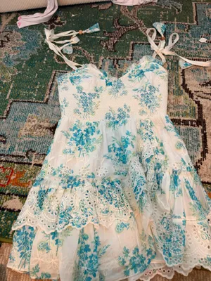 Love Shack Fancy Mini Dress Floral thumbnail 1