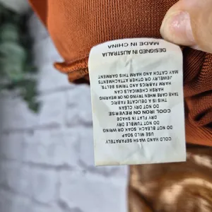 ELLIATT Rhian Metallic Ruched Mini Dress Rust Copper Bronze Bodycon XS Cocktail thumbnail 9
