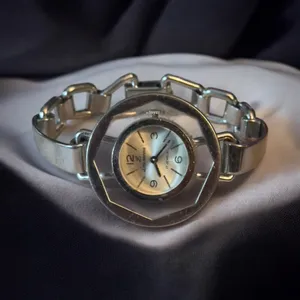 Vintage Lausanne 17 jewels silver hexagon watch thumbnail 1
