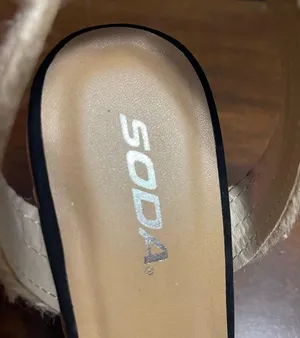 Soda Black espadrille size 8 Pre owned thumbnail 6