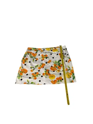 Zac & Rachel 22W Citrus Fruit Floral Polka Dot Pull On Skort Golf Resort Plus thumbnail 8
