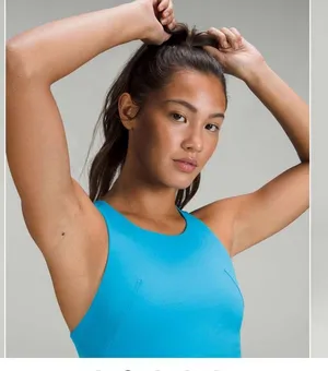 Lululemon Invigorate Training Tank Top Turquoise Tide Size 0 thumbnail 2