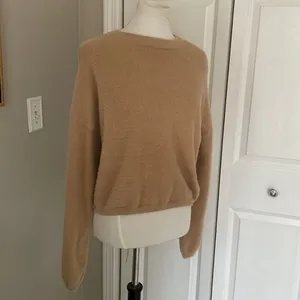 Cozy and Cutest Tan Fuzzy Princess Polly Sweater thumbnail 5