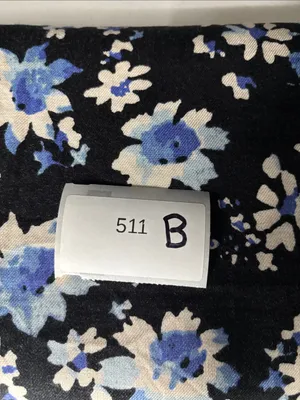 Anthropologie Black Floral Cropped Wide-Leg Pants thumbnail 12