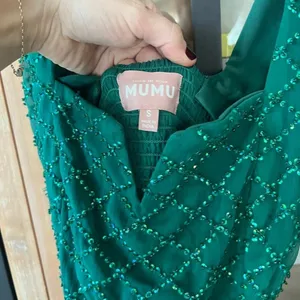 Show Me Your Mumu emerald mini sequin dress belt cocktail eras sparkly twilight thumbnail 4
