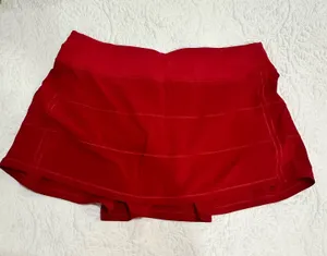 Lululemon Skirt Pace Rival Red thumbnail 1