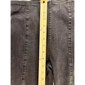 We The Free People Flare Jean Size 26 Black Denim Bell Bottom Stretch Pull On‎ thumbnail 8