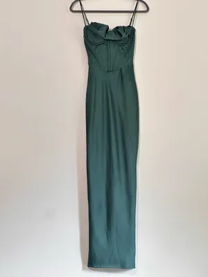 House of CB Charmaine Forest Corset Maxi Dress XS thumbnail 5