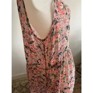 NWT Women's‎ Agnes & Dora Pink Floral Maxi Dress Size XL Godiva thumbnail 4